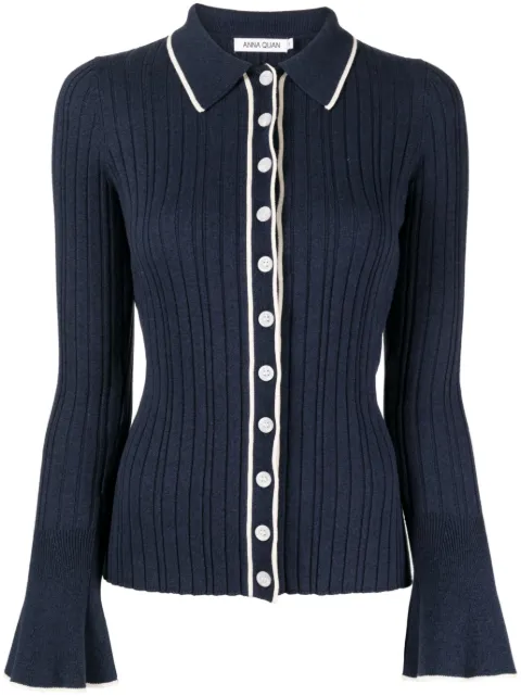 Anna Quan Arwen button-down knitted top