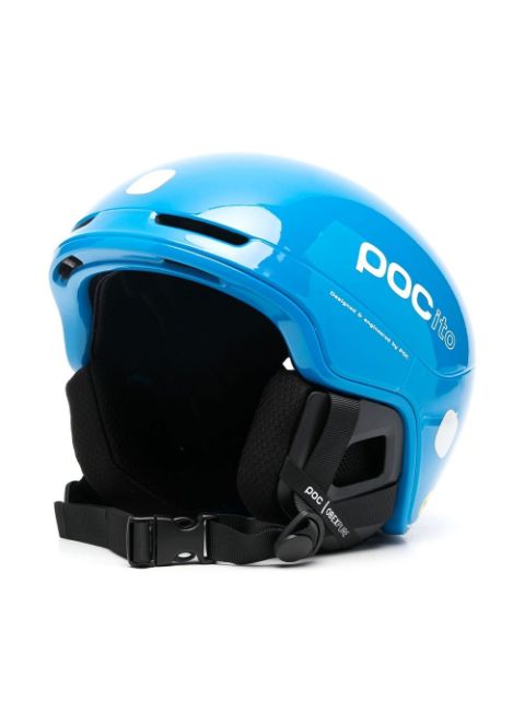 POC Kids logo-print ski helmet