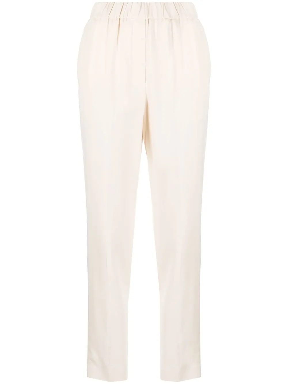 

Peserico elasticated-waist cropped trousers - Neutrals