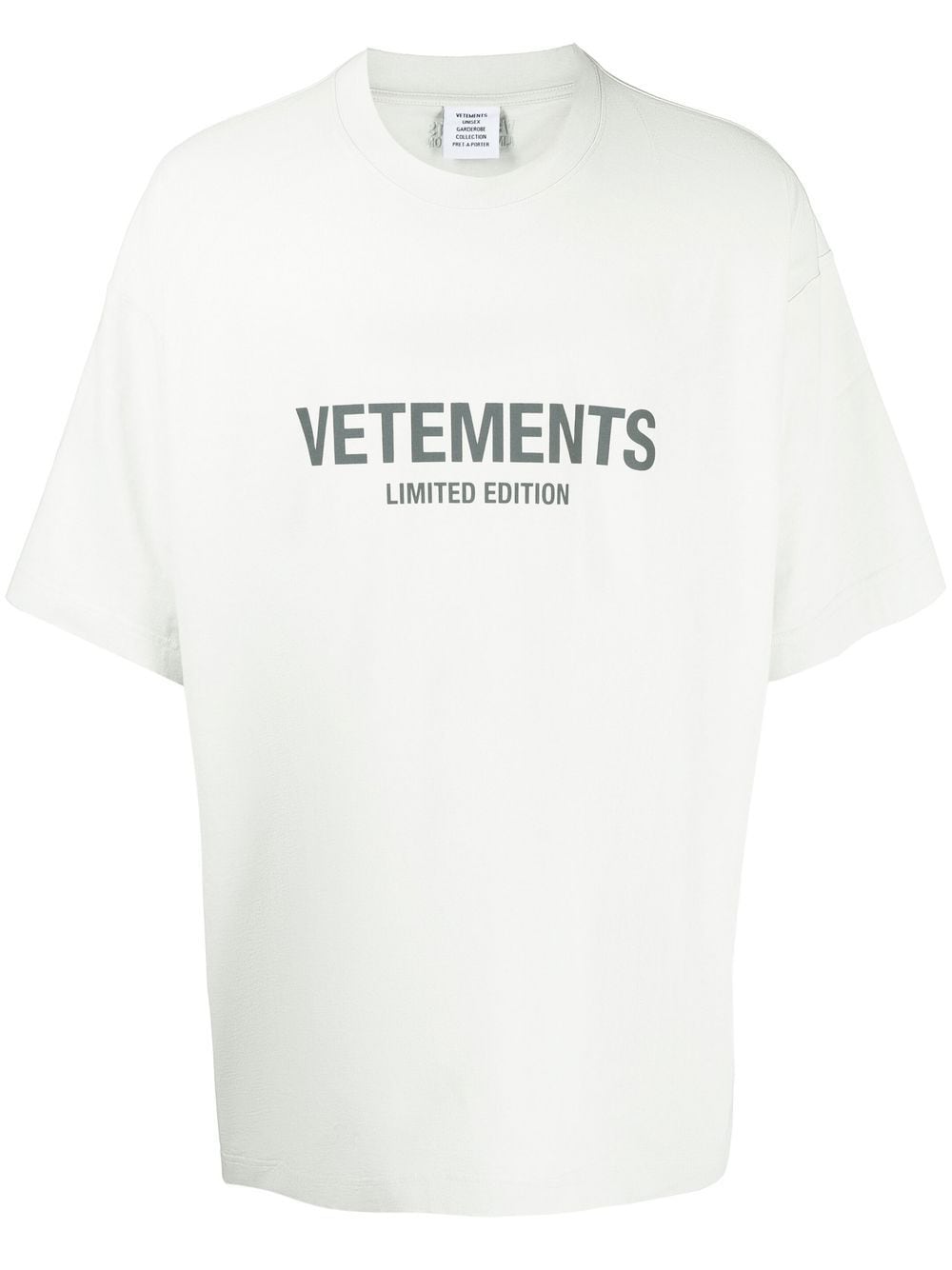VETEMENTS logo-print T-shirt - Farfetch