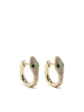 APM Monaco Serpent hoop earrings - Gold