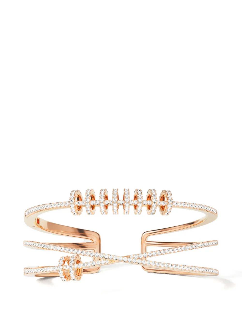 APM Monaco bracelet en or rose à design ouvert APM Monaco bracelet en or rose à design ouvert