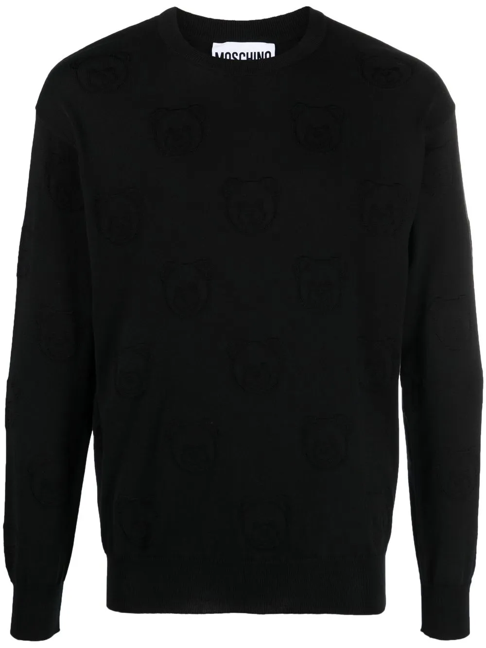 MOSCHINO TEDDY BEAR INTARSIA-KNIT JUMPER