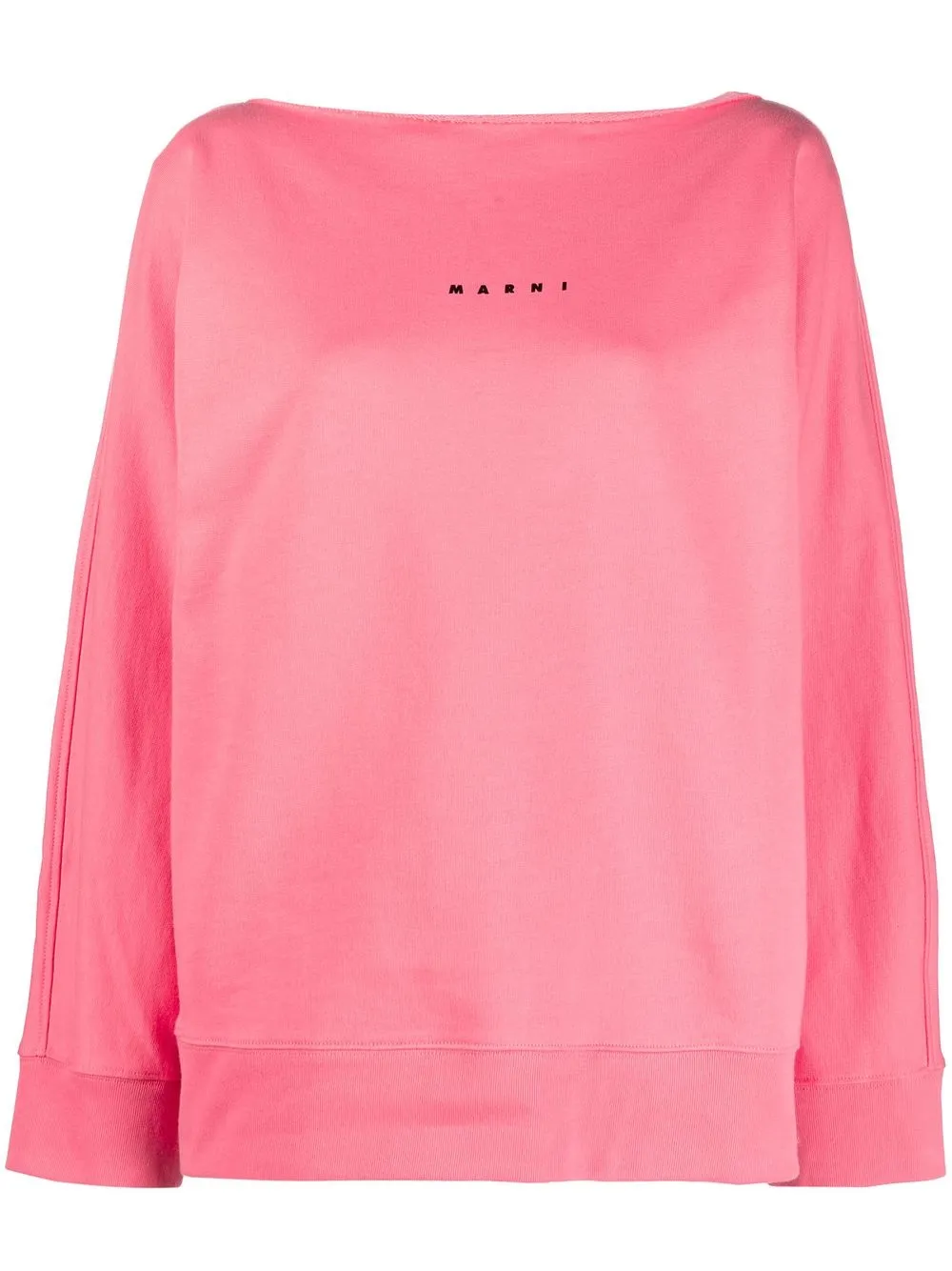 

Marni sudadera con logo estampado - Rosado