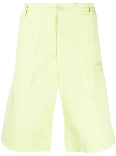 Moschino embroidered-logo detail shorts