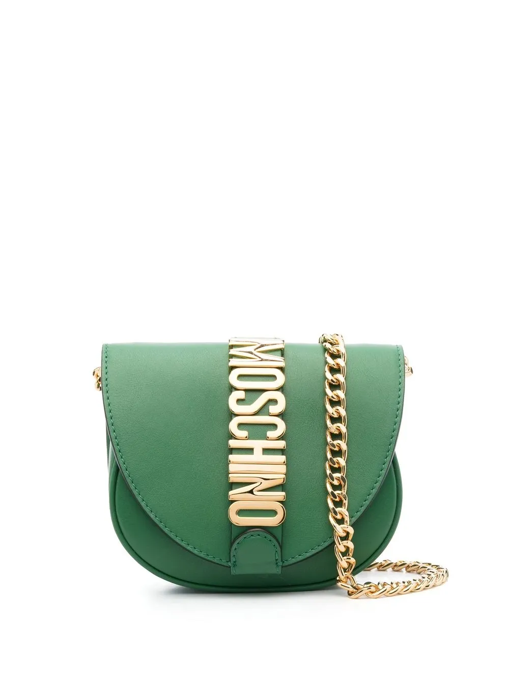 

Moschino bolsa de hombro con placa del logo - Verde