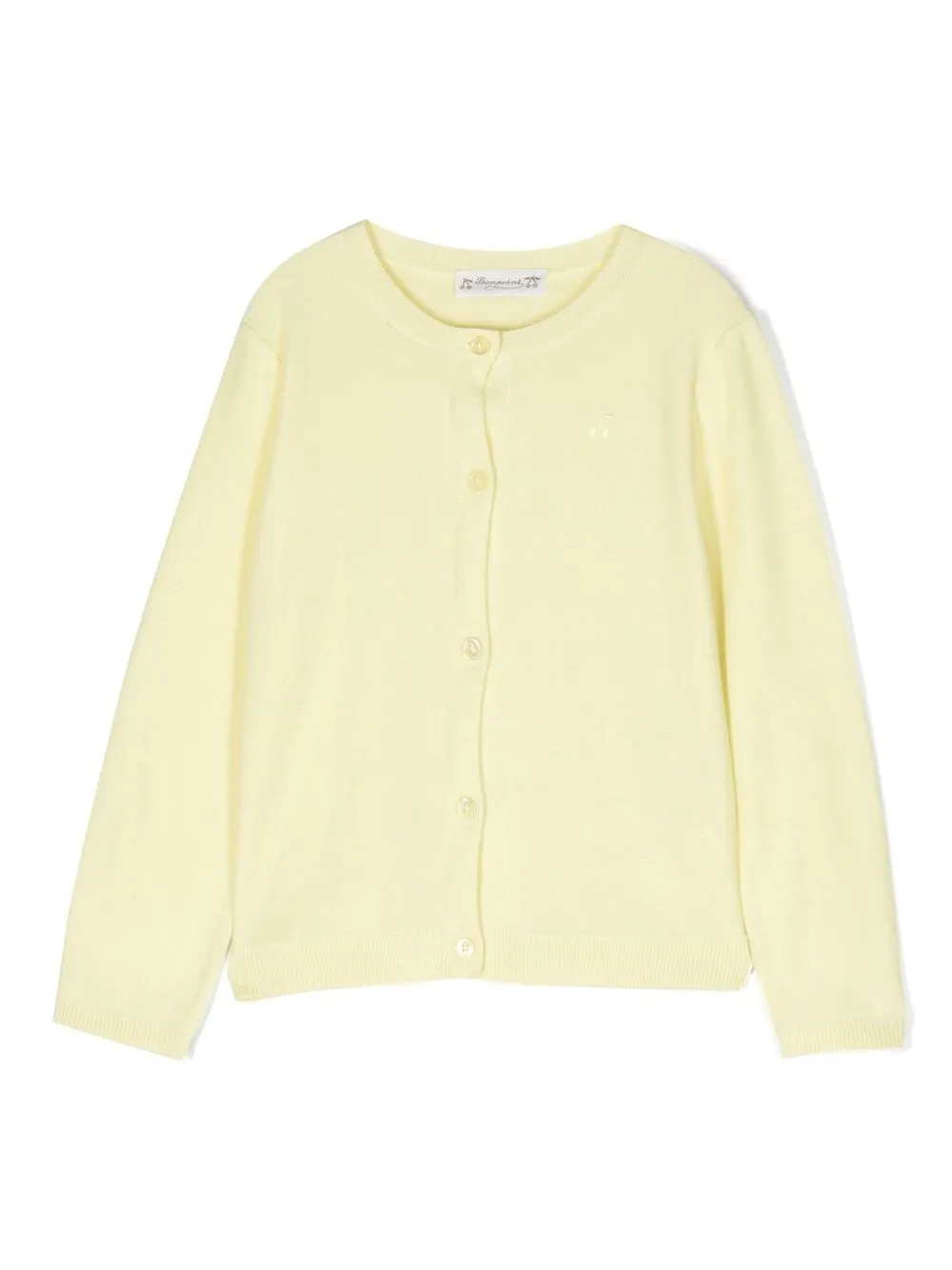 

Bonpoint fine knit cardigan - Yellow