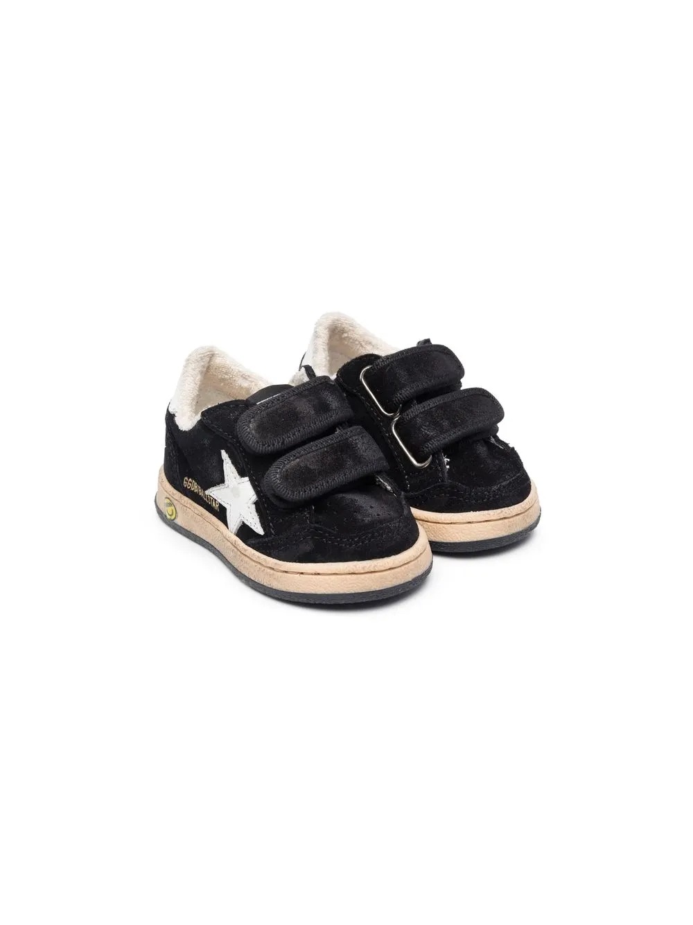 

Golden Goose Kids tenis Ball Stop - Negro