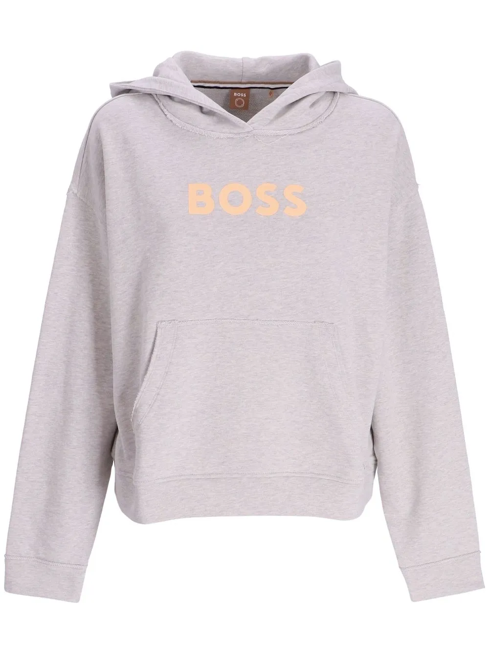 

BOSS hoodie con logo estampado - Gris