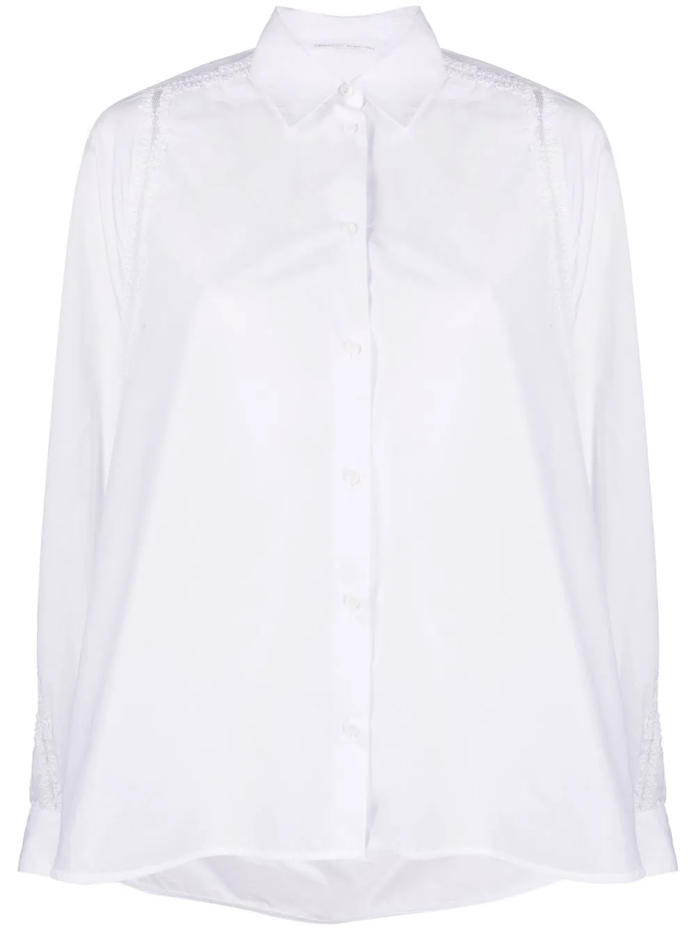 

Ermanno Scervino embroidered rear long-sleeve shirt - White