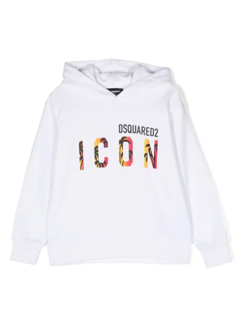 DSQUARED2 KIDS Icon logo-print cotton hoodie