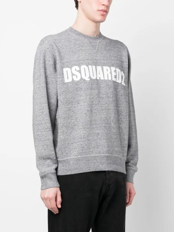 DSQUARED2 ディースクエアード ビジュー ロゴ スウェットシャツ