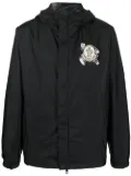 Moncler Guiers logo-patch hooded jacket - Black