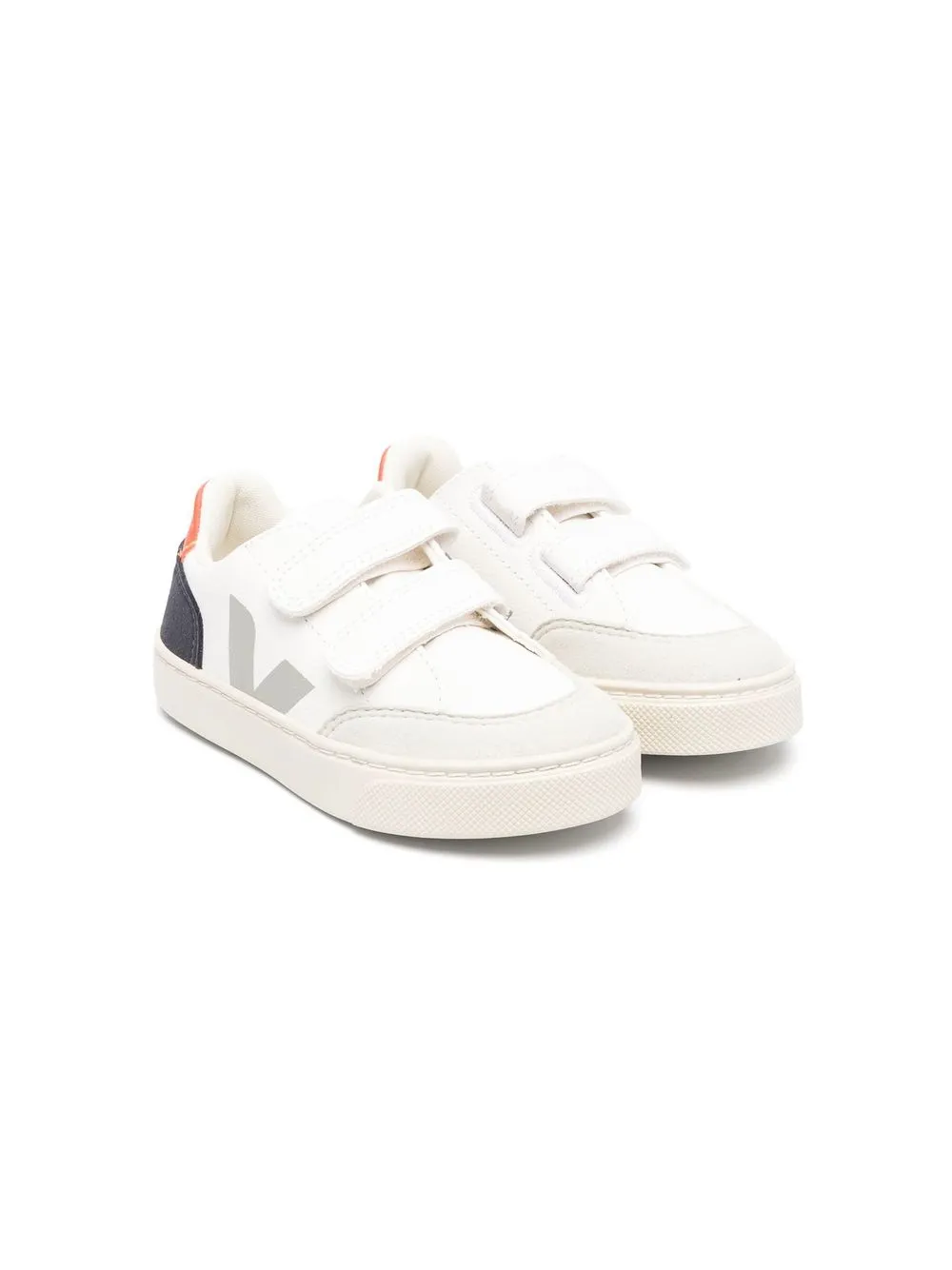 

VEJA touch-strap logo-patch sneakers - White