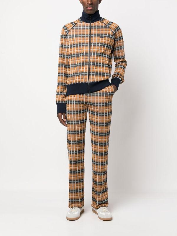 Wales Bonner check-pattern straight-leg Trousers - Farfetch