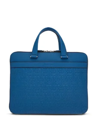 Ferragamo Gancini pattern Laptop Case Farfetch