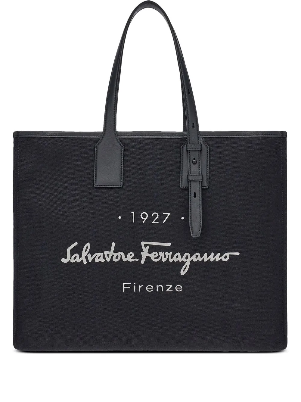 

Ferragamo tote 1927 Signature - Negro