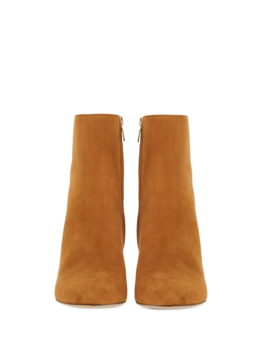 FERRAGAMO 70MM LEATHER STILETTO ANKLE BOOTS