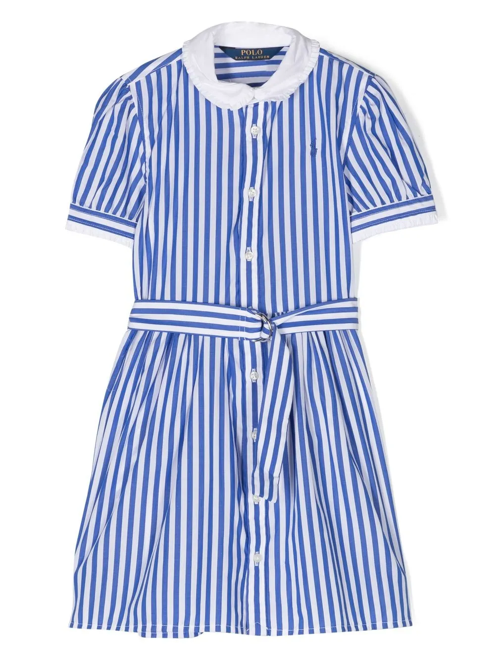 

Ralph Lauren Kids vestido con motivo de rayas - Azul