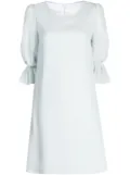 JANE Gem ruched sleeve tunic dress - Blue