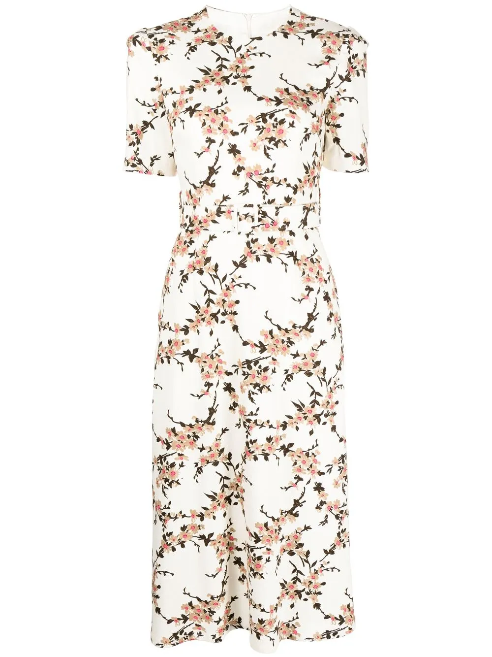 JANE ODETTE FLORAL-PRINT MIDI DRESS