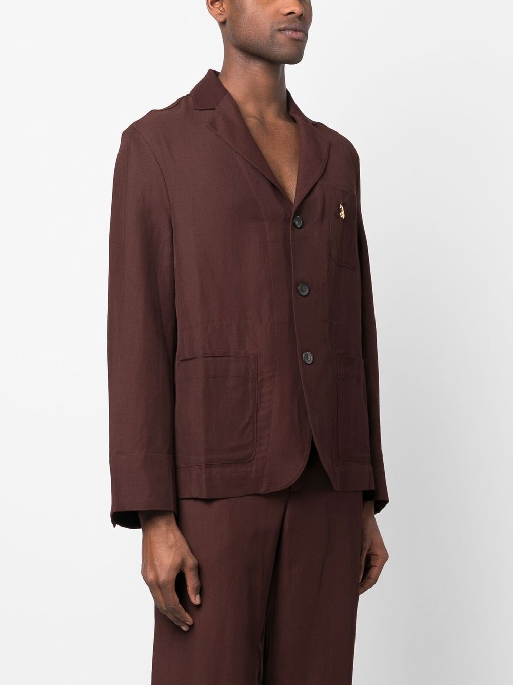 Jacquemus notched lapels single-breasted jacket Men