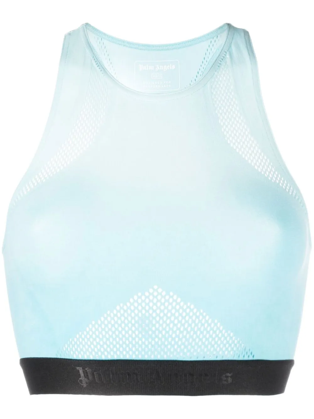 

Palm Angels gradient-effect sports bra - Blue