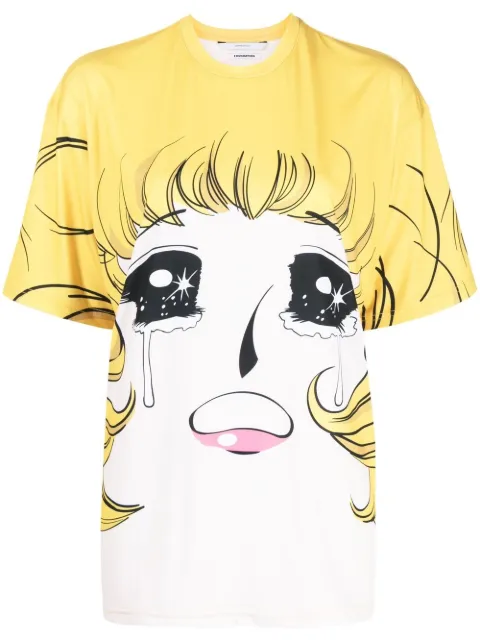 pushBUTTON graphic-print T-shirt dress
