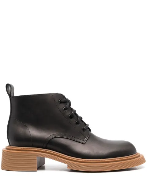 LOEWE ankle lace-up fastening boots