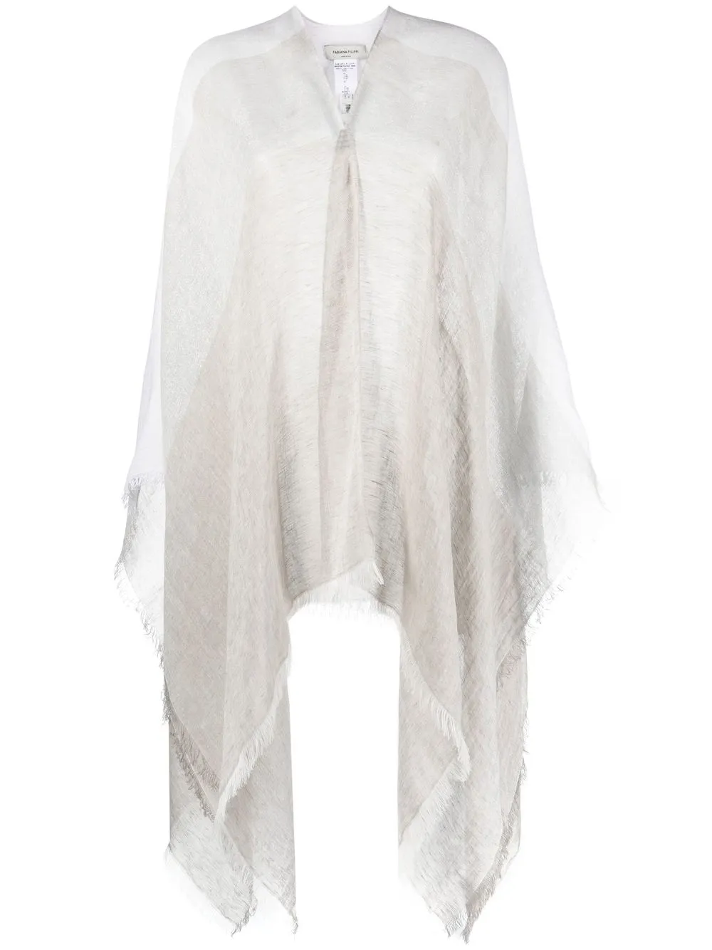 

Fabiana Filippi draped scarf shawl - Neutrals