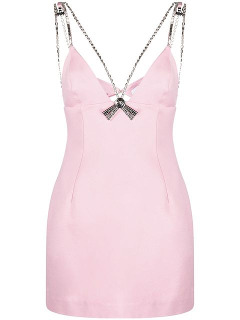 AREA Deco Bow mini dress