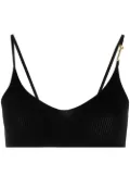 Jacquemus Le Bandeau Pralu knitted bralette - Black