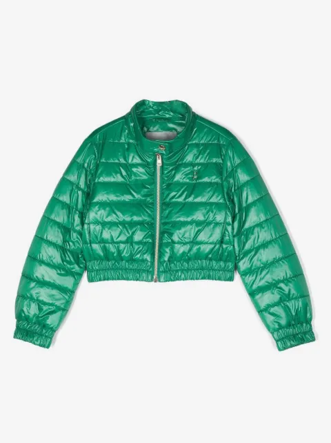 Herno Kids Gefütterte Cropped-Jacke