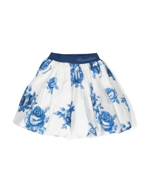Monnalisa falda con estampado floral