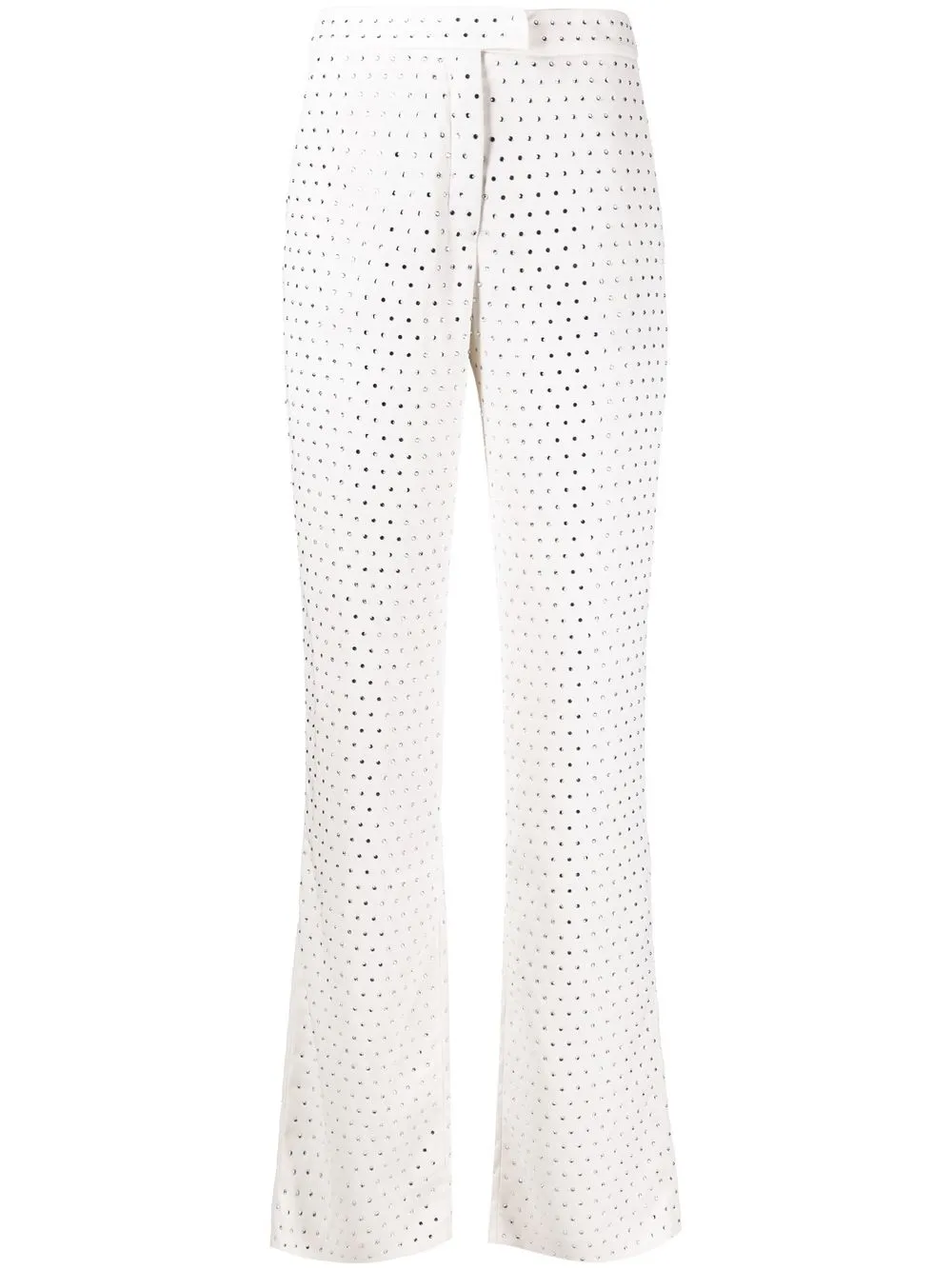 

THE ANDAMANE Gladys crystal-embellished trousers - White