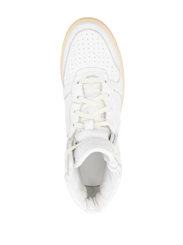 RHUDE ハイカット スニーカー | ホワイト | FARFETCH JP