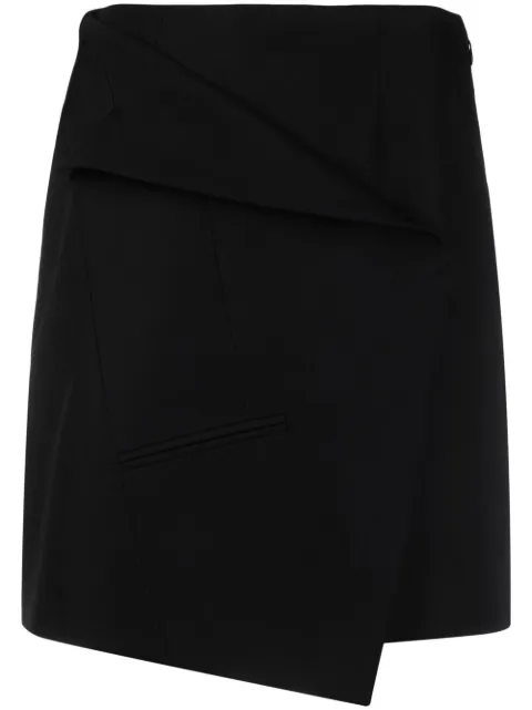 Alexander McQueen falda corta asimétrica