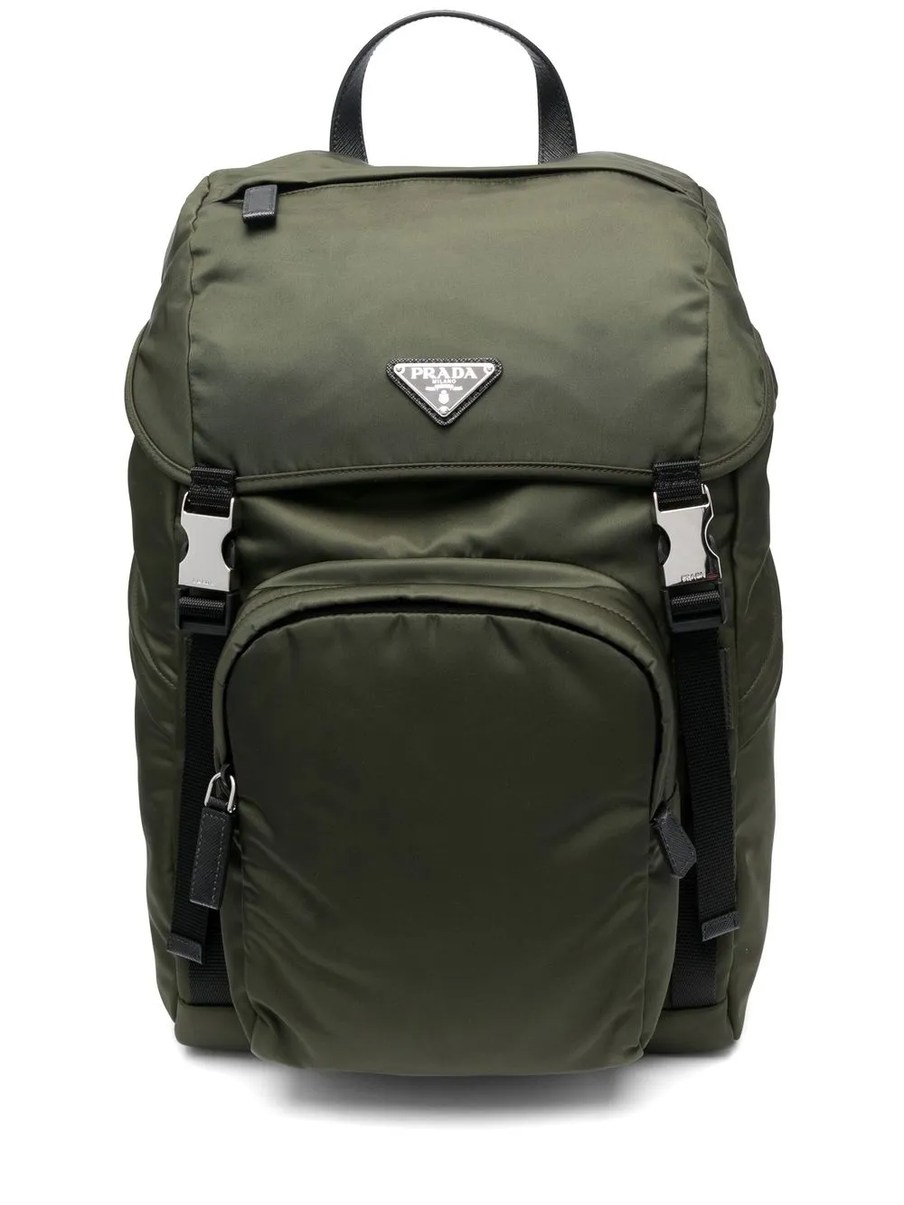 Prada ReNylon Triangle Logo Backpack Farfetch