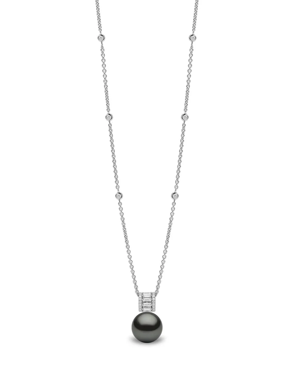 

Yoko London 18kt white gold pearl and diamond necklace - Silver