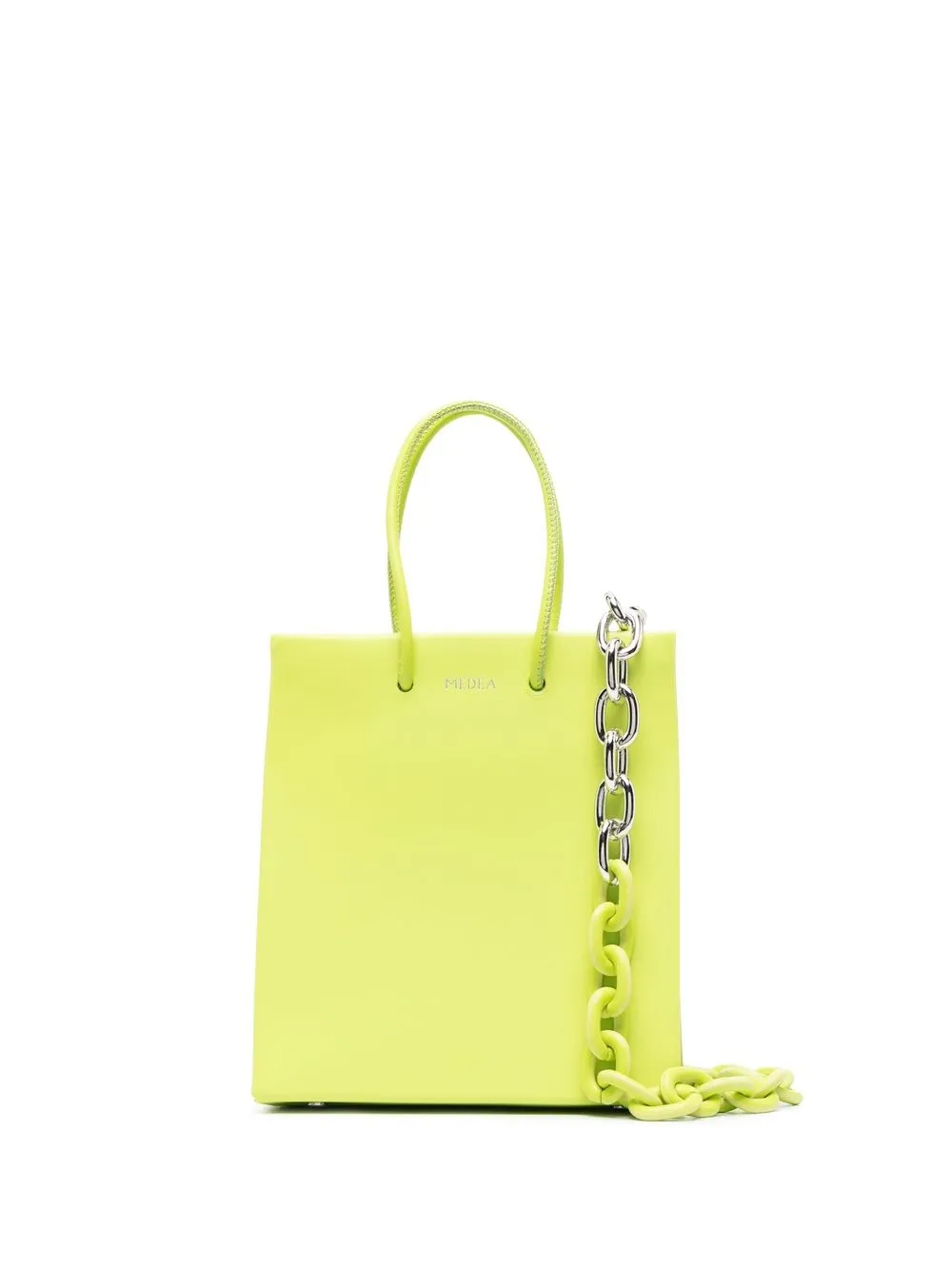 

Medea chain-link handle tote bag - Green