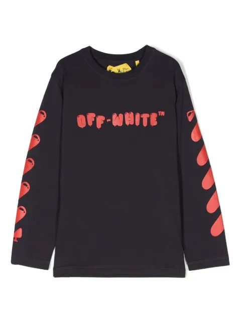 Off-White Kids playera con motivo Arrows
