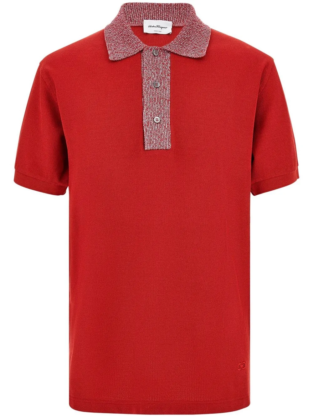 

Ferragamo playera tipo polo manga corta - Rojo