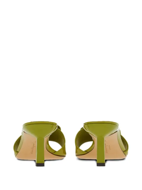 Ferragamo 55mm Vara bow slide mules 758007 - 2