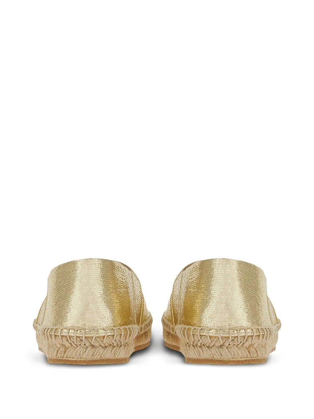 Ferragamo Espadrilles Mit Logo-stickerei In Gold
