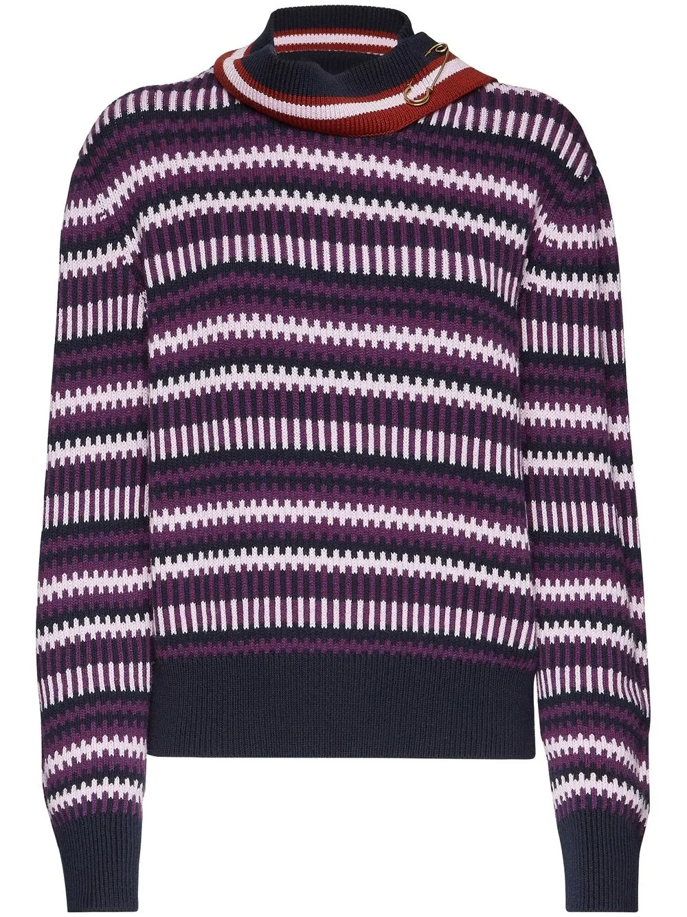 

Ferragamo súeter con imperdible - Multicolor