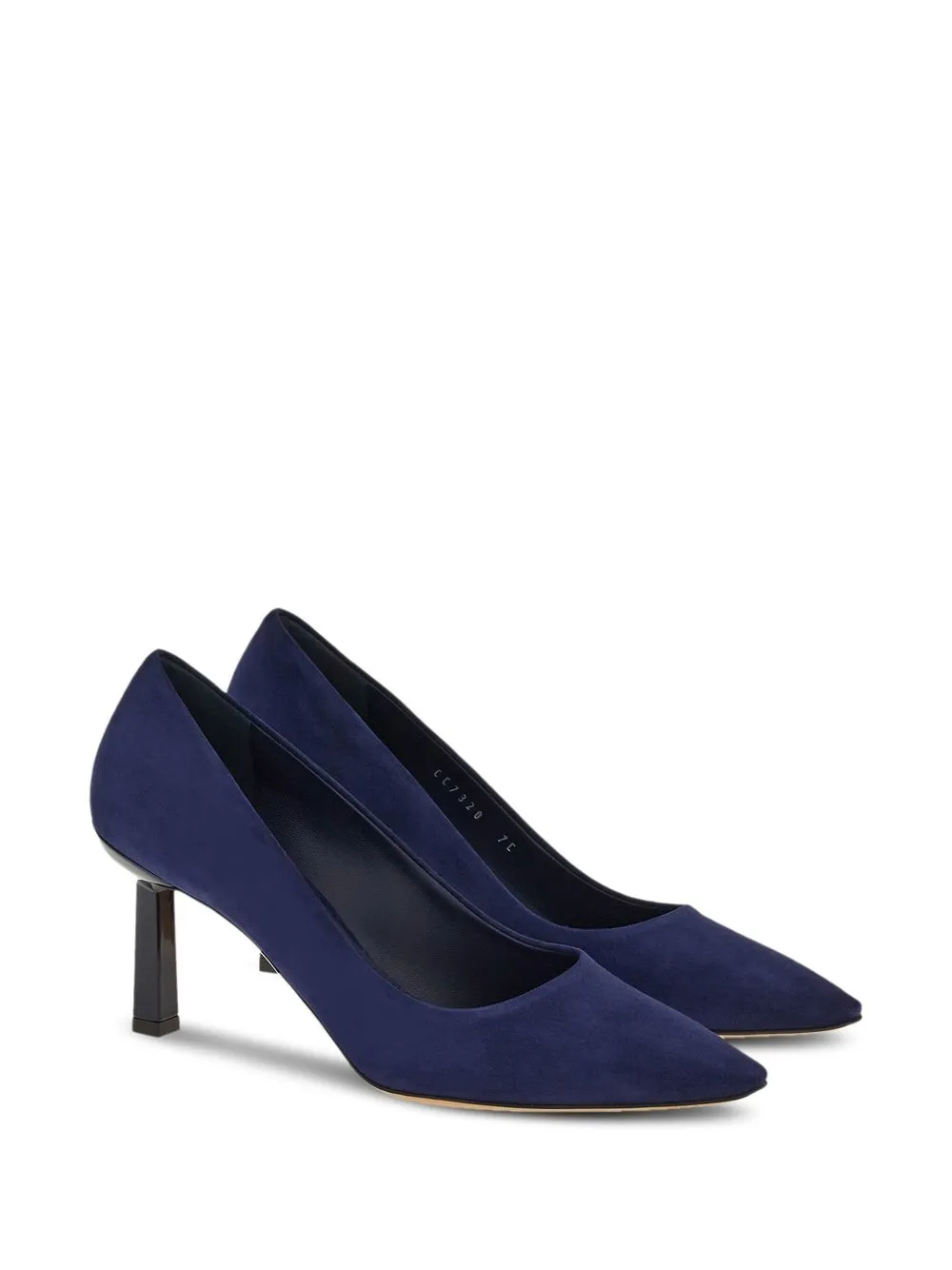 Ferragamo Pumps met puntige neus - Blauw