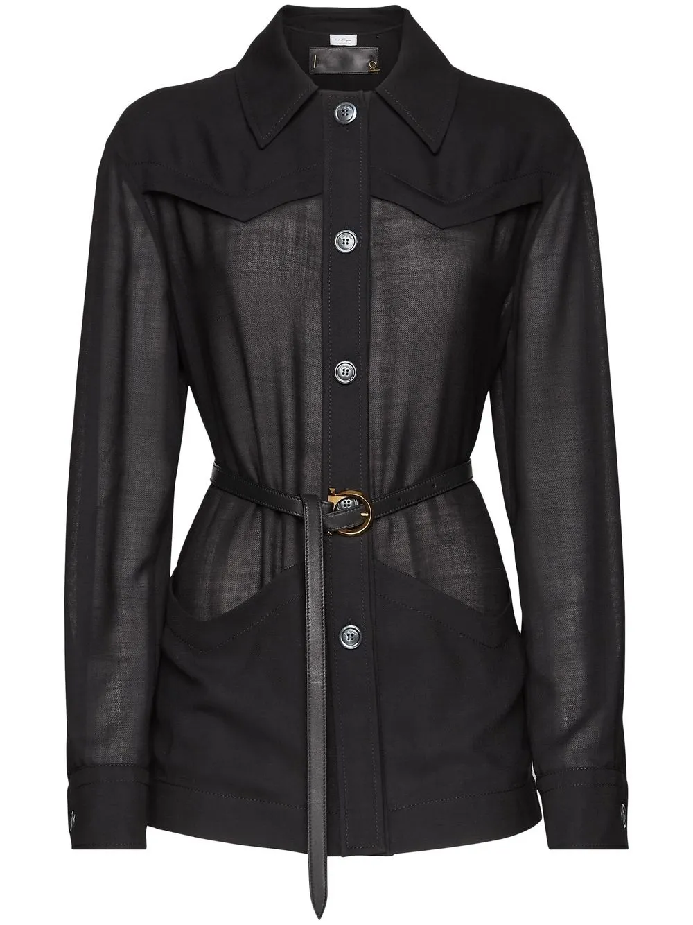 belted-waist jacket