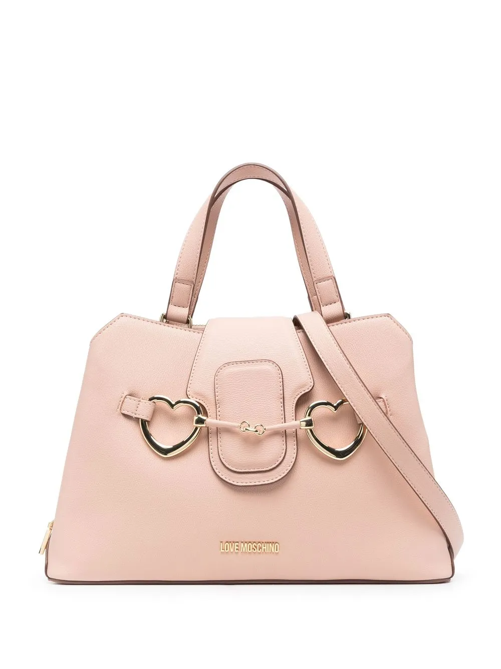 

Love Moschino Big Heartbit tote bag - Neutrals