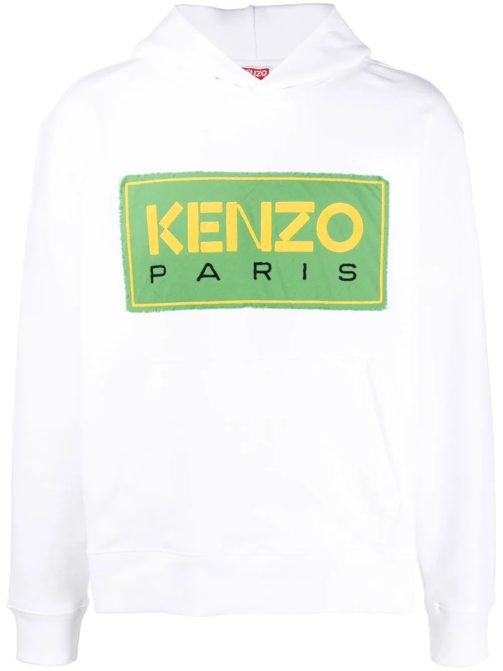 

Kenzo logo-print pullover hoodie - White