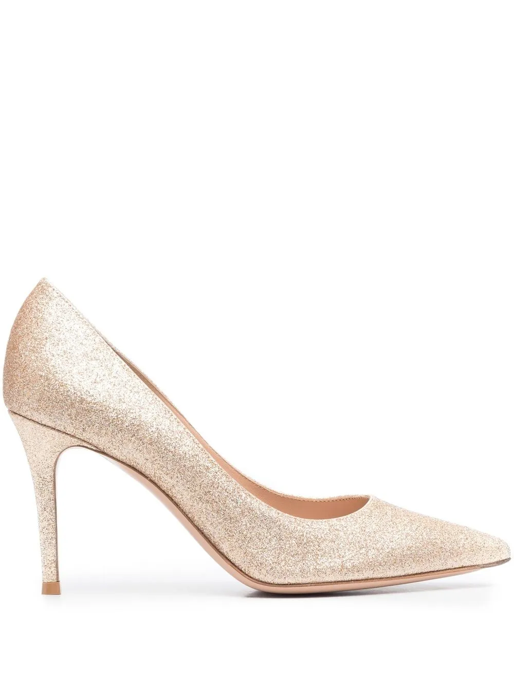 

Gianvito Rossi 85mm heeled pumps - Gold